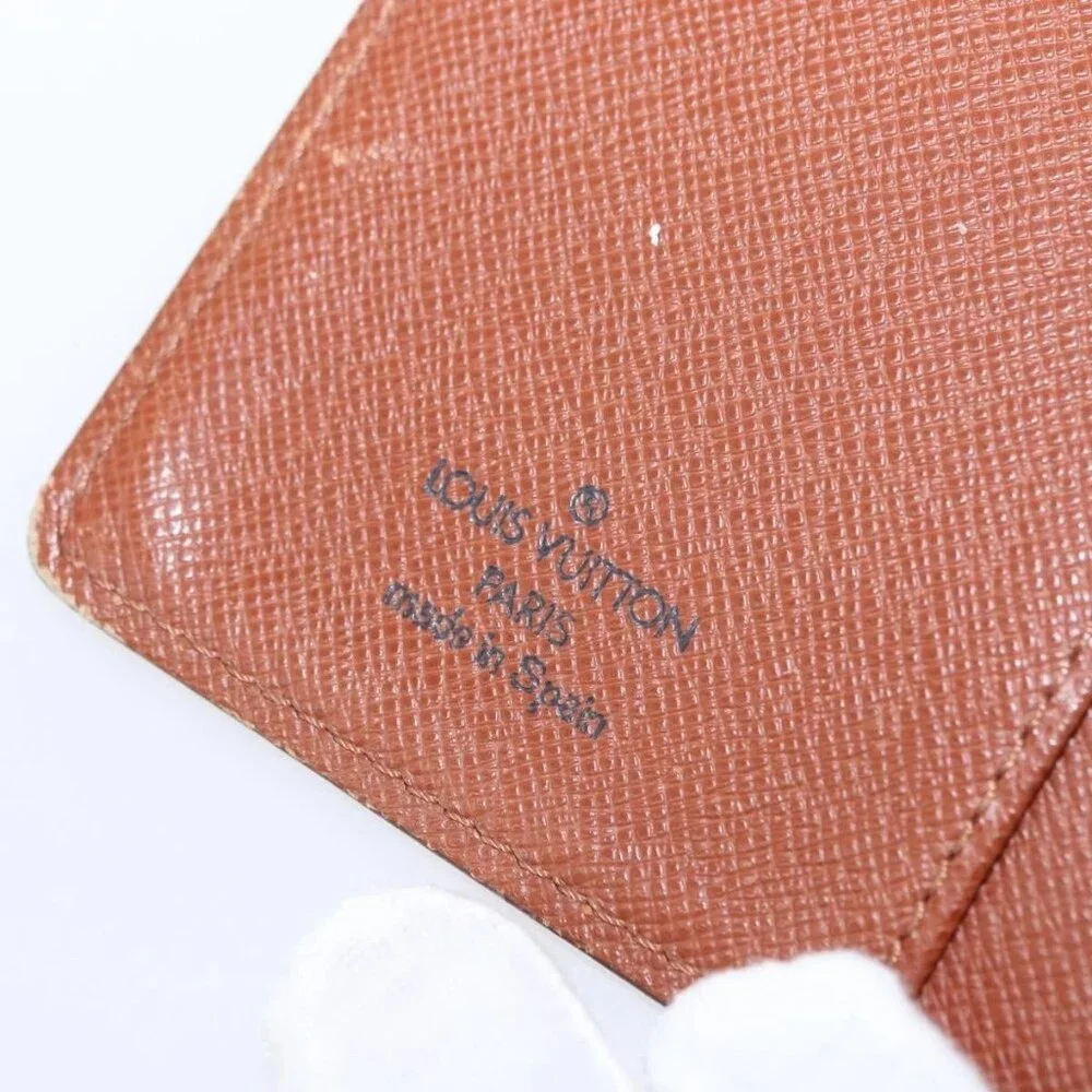 LOUIS VUITTON Epi Agenda PM Day Planner Cover Brown